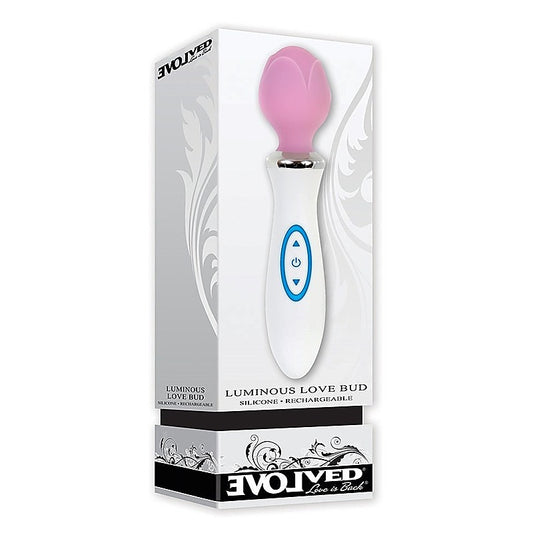 Luminous Love Bud Rechargeable Vibrating Body Wand - Waterproof Vibrators
