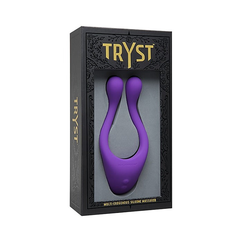 Tryst Erogenous Zone Silicone Massager by Doc Johnson - Clit Ticklers and Pulsators