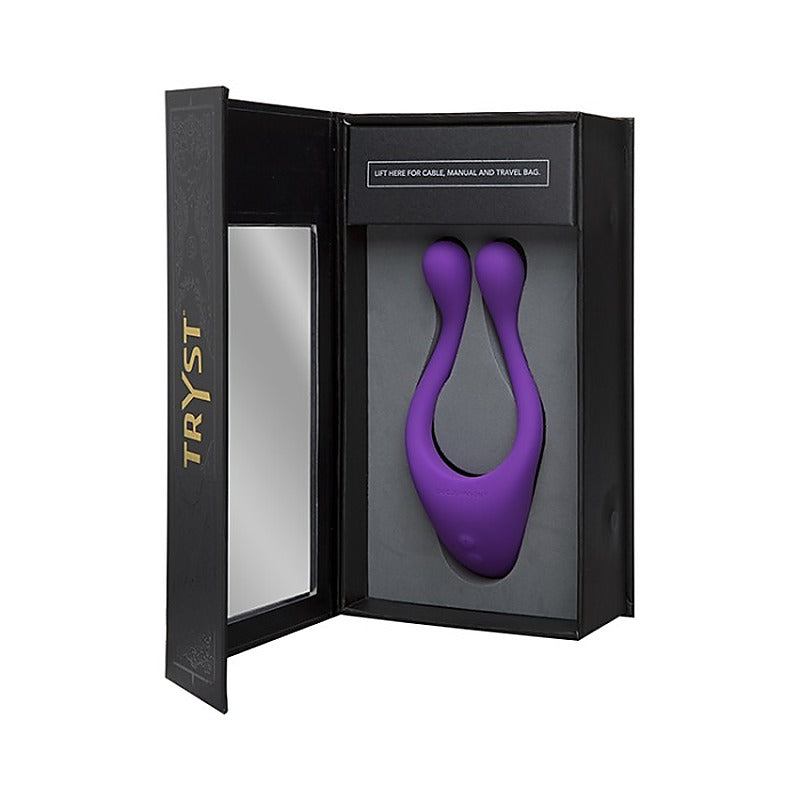 Tryst Erogenous Zone Silicone Massager by Doc Johnson - Clit Ticklers and Pulsators