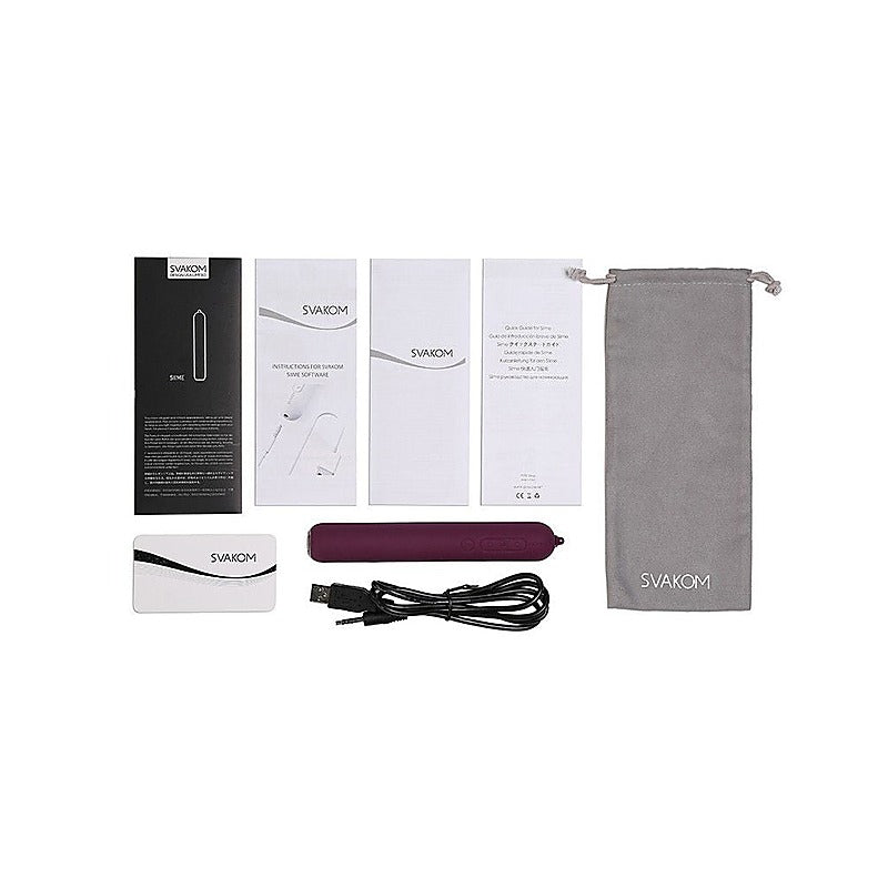 Siime Multi-Function Bullet Vibrator with Camera by Svakom - Remote Control Vibrators