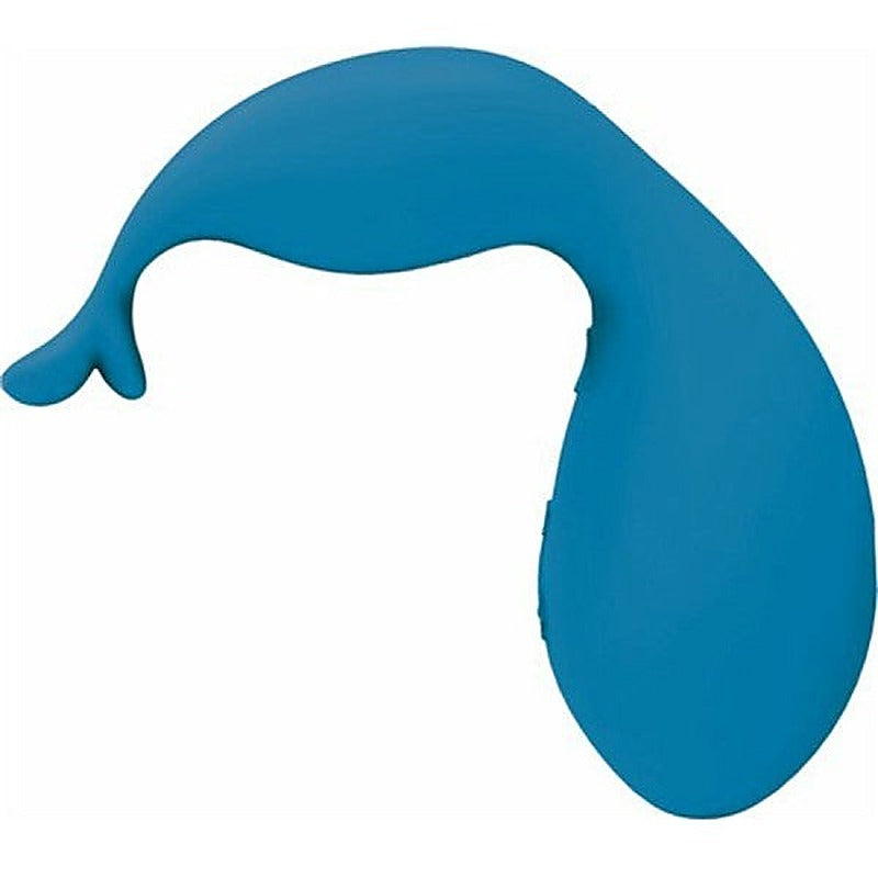 Premium Swan Kiss Teal Vibrator by BMS Factory - Luxury Sex Toys