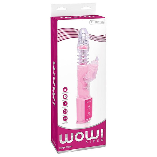 Pipedream WOW! Thruster Multi Speed Rabbit Vibrator - Rabbit Vibrators