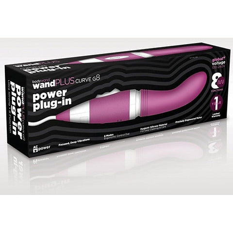 Bodywand wandPlus Curve G8 Power Plug-In by Xgen Products - G-Spot Vibrators
