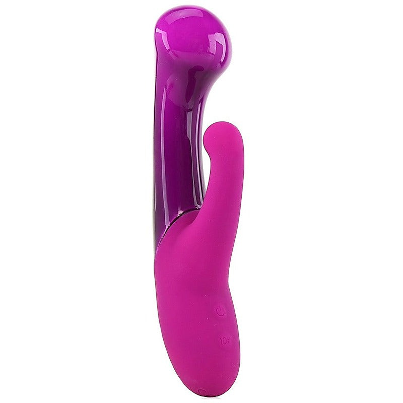 Opal Vibrating Dual Massager by California Exotics - Rabbit Vibrators