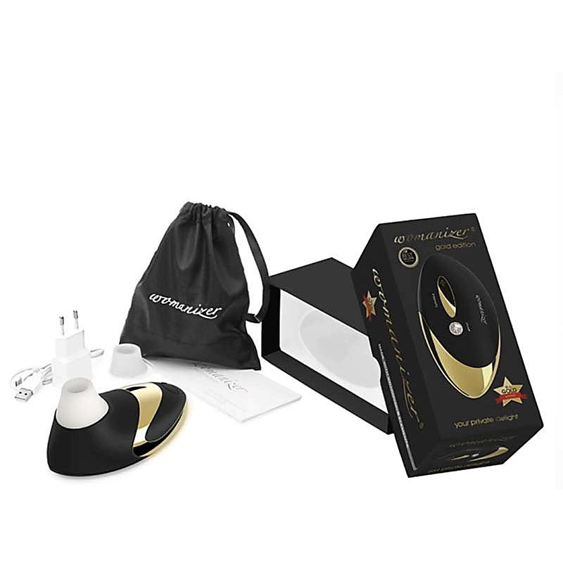Womanizer Pro 18K Gold Plated Clit Tickler by Love Honey - Clit Ticklers and Pulsators