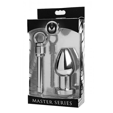 Arsenal Aluminum Tunnel Plug With Removable Core - Steel Sex Toys