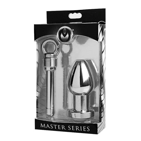 Arsenal Aluminum Tunnel Plug With Removable Core - Steel Sex Toys