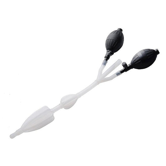Customizable Pleasure Enhancer - Silicone Anal Catheter by XR Brands - Anal Cleansing