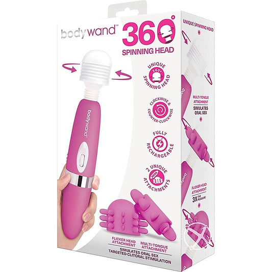 Bodywand 360 Spinning Head Massager 3 Piece Set - Luxury Sex Toys