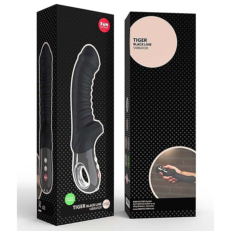 Professional Tiger Black Line by Fun Factory - Waterproof Vibrators