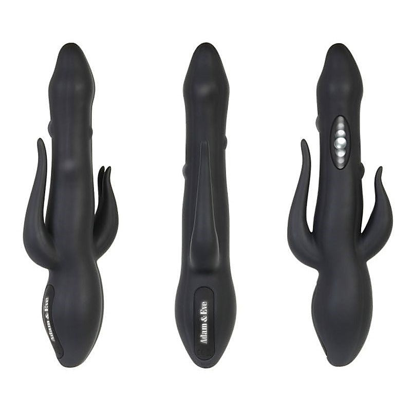 Premium Eve's Bad Bad Bunny Black by Adam & Eve - Rabbit Vibrators