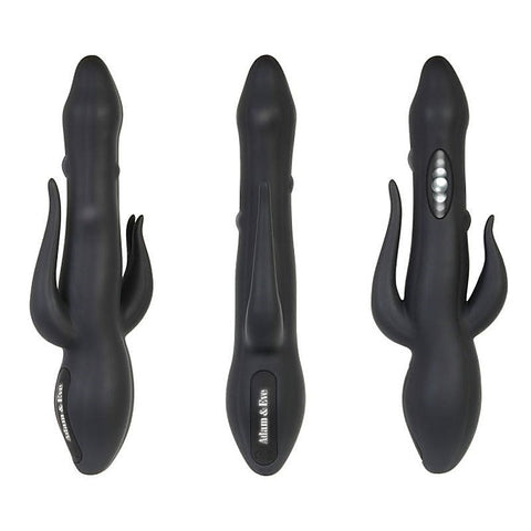 Premium Eve's Bad Bad Bunny Black by Adam & Eve - Rabbit Vibrators