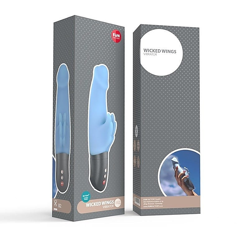 Fun Factory Wicked Wings - Powerful Clitoral and G-Spot Stimulation - Rabbit Vibrators