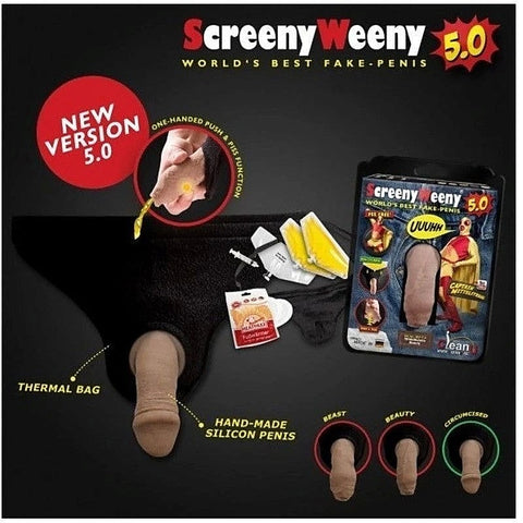 Premium Screeny Weeny 5.0 Circumcised by CleanU - Realistic Dildos