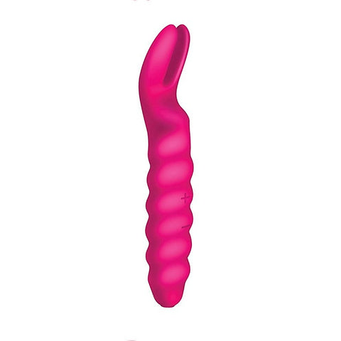 The Rabbit Ears USB Rechargeable Silicone Massager - Clit Ticklers and Pulsators