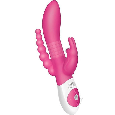 Premium The Beaded D.P. Rabbit by Xgen Products - Clit Ticklers and Pulsators