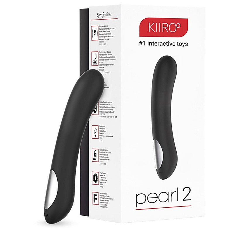 Kiiroo Pearl2 - Sensual G-Spot Vibrator for Intimate Experiences - Realistic Dildos