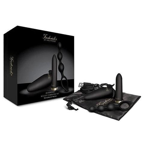 Rechargeable Bullet Vibrator Set by Fredericks of Hollywood - Sex Kits