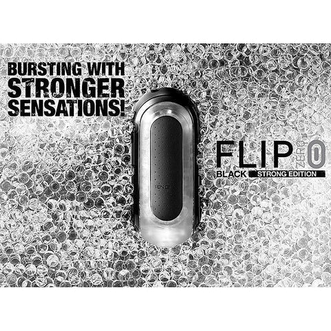 Premium Flip Zero Black Extra Strong by Tenga - Masturbators and Strokers