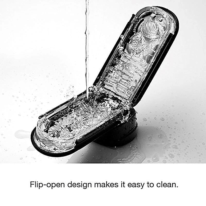 Premium Flip Zero Black Extra Strong by Tenga - Masturbators and Strokers