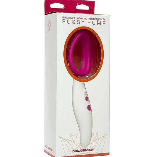 Doc Johnson Automatic Vibrating Rechargeable Pussy Pump - Luxury Sex Toys