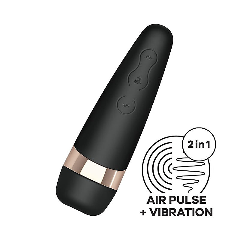 Pro 3 Air Pulse Stimulator With Vibration by Satisfyer - G-Spot Vibrators