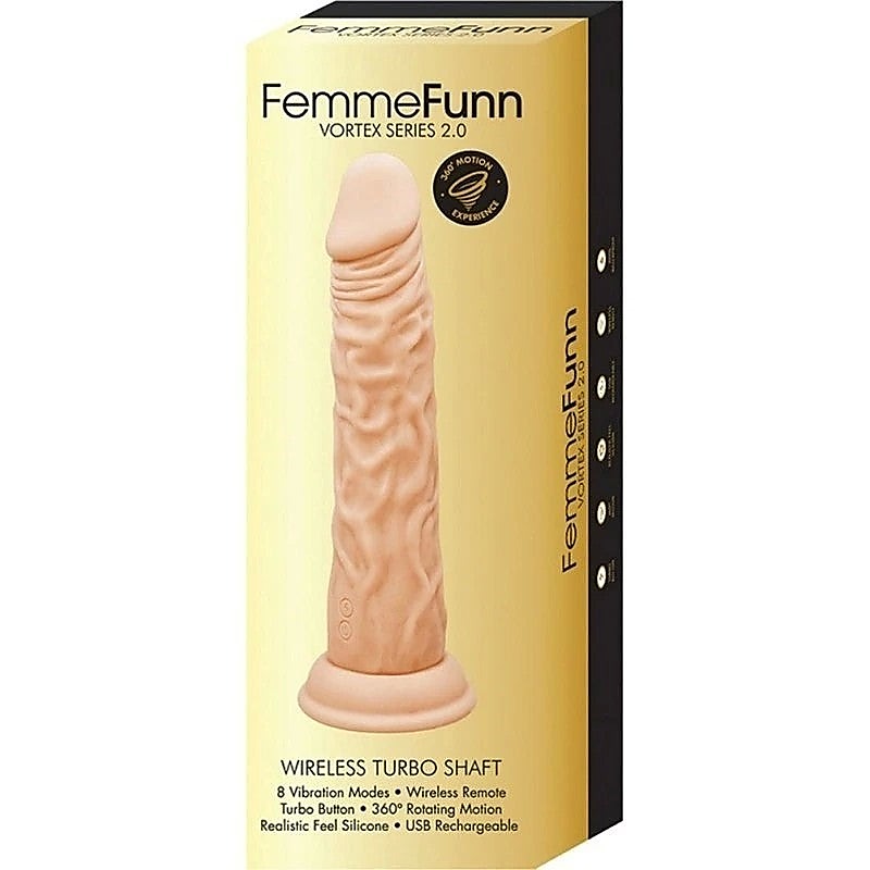 Vortex Series 2.0 Wireless Turbo Shaft by FemmeFunn - Masturbators and Strokers