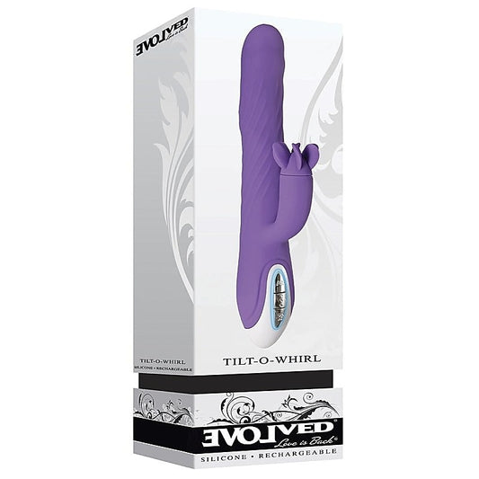 Evolved Tilt-O-Whirl - Dual-Action Pleasure Enhancer - Rabbit Vibrators
