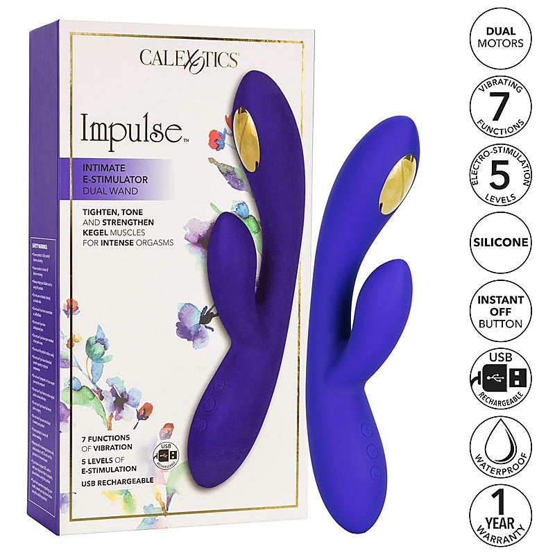 Premium Impulse Intimate E-Stimulator Dual Wand - Rabbit Vibrators