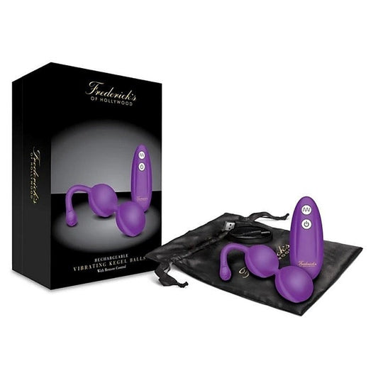 Fredericks of Hollywood Vibrating Kegel Balls with Remote - Love Eggs and Kegel Exercisers