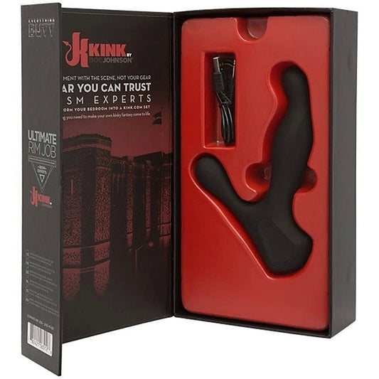 Ultimate Rim Job Silicone Prostate Massager with Rotating Ridges