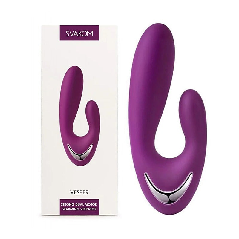 Vesper Strong Dual Motors Warming Vibrator by Svakom - Waterproof Vibrators
