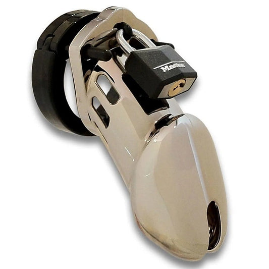 CB-6000 Chastity Cock Cage Kit Chrome - Male Chastity