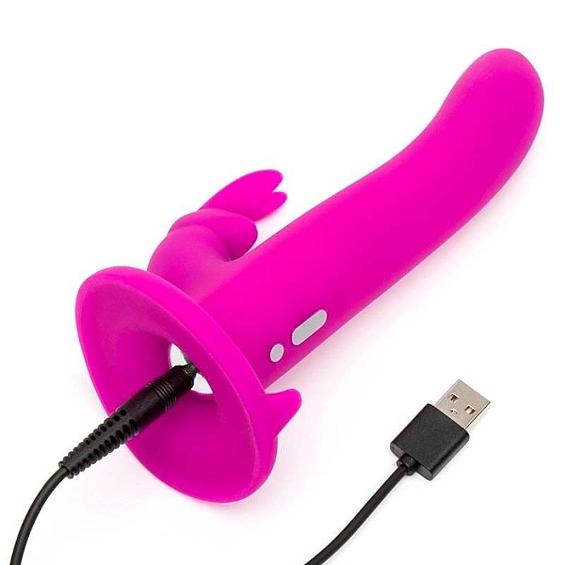 Happy Rabbit Vibrating Strap-On Harness Set by Love Honey - Strap On Sextoys