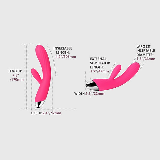 Svakom Angel Warming Flexible Rabbit Vibrator
