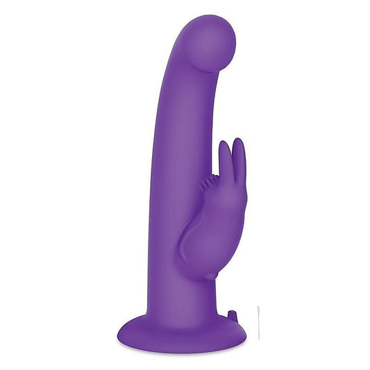 The G-Spot Rotating Rabbit Peg Purple - Rabbit Vibrators