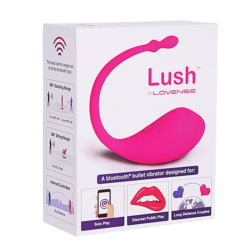 Lush Bluetooth Remote Control G Spot Vibrator by Lovense - Remote Control Vibrators