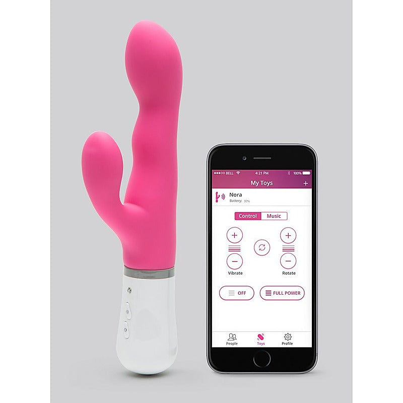 Nora Bluetooth Rabbit Vibrator by Lovense - Rabbit Vibrators