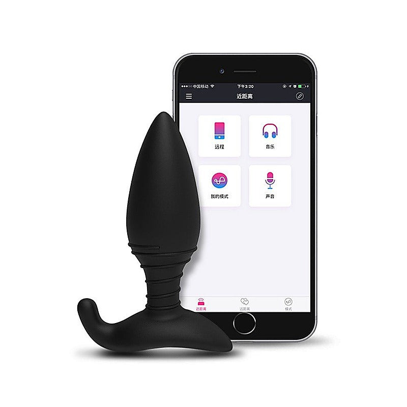 Hush Bluetooth Compatible Vibrating Anal Plug by Lovense - Remote Control Vibrators