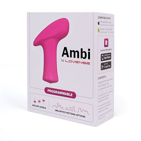 Ambi Mobile App Controlled Bullet Vibrator By Lovense - Remote Control Vibrators