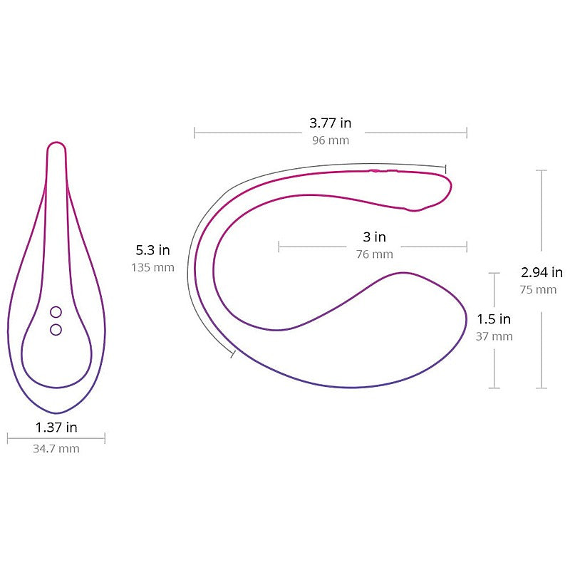 Lovense Lush 3 Bluetooth Remote Control Egg Vibrator - Remote Control Vibrators