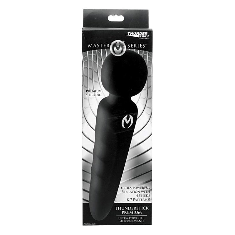 Master Series Thunderstick Premium Ultra Powerful Silicone Wand - Body Wands