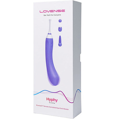 Hyphy Bluetooth Dual End G Spot Vibrator by Lovense - Clit Ticklers and Pulsators