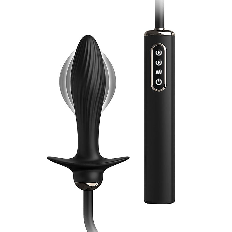 Anal Fantasy Auto Throb Inflatable Vibrating Butt Plug - Inflatable Dildos and Vibrators