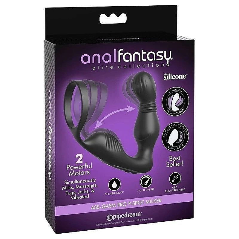 Anal Fantasy Elite Collection Ass-Gasm Pro P-Spot Milker - Prostate Toys