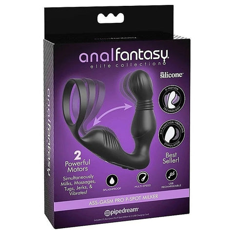 Anal Fantasy Elite Collection Ass-Gasm Pro P-Spot Milker - Prostate Toys