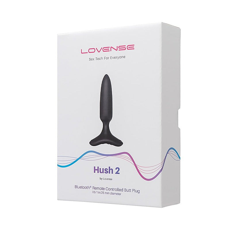Hush 2 Remote Controlled Vibrating Butt Plug By Lovense - Remote Control Vibrators