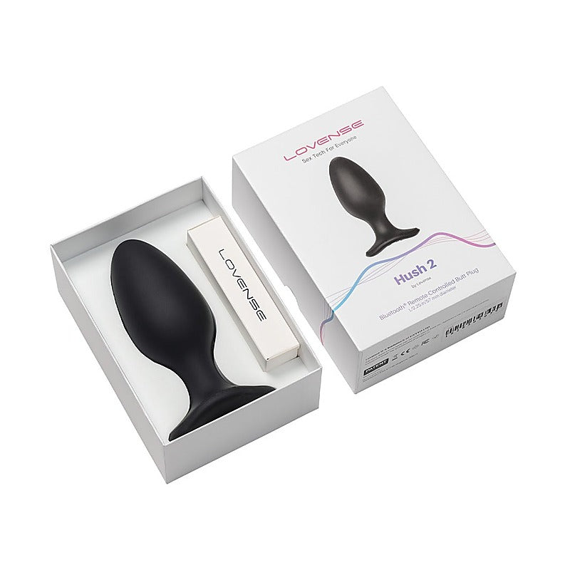 Hush 2 Remote Controlled Vibrating Butt Plug By Lovense - Remote Control Vibrators
