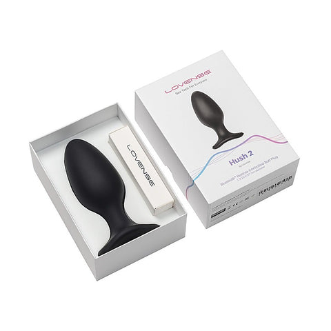 Hush 2 Remote Controlled Vibrating Butt Plug By Lovense - Remote Control Vibrators