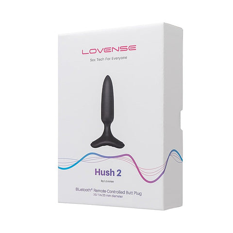 Hush 2 Remote Controlled Vibrating Butt Plug By Lovense - Remote Control Vibrators